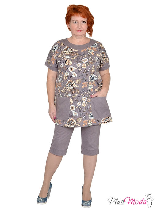 Бриджи Модель №1215 размеры 44-84 - Plusmoda фото 3