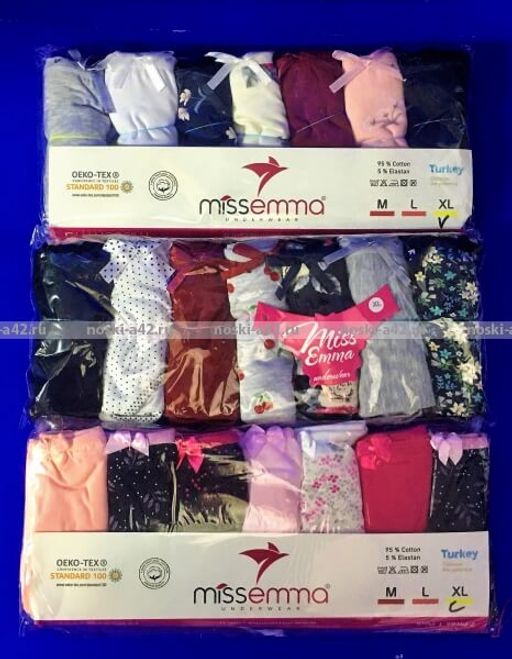 Цена за 7 шт. Трусы женские Miss Emma Неделька Турция M (42-44) - For you фото 13