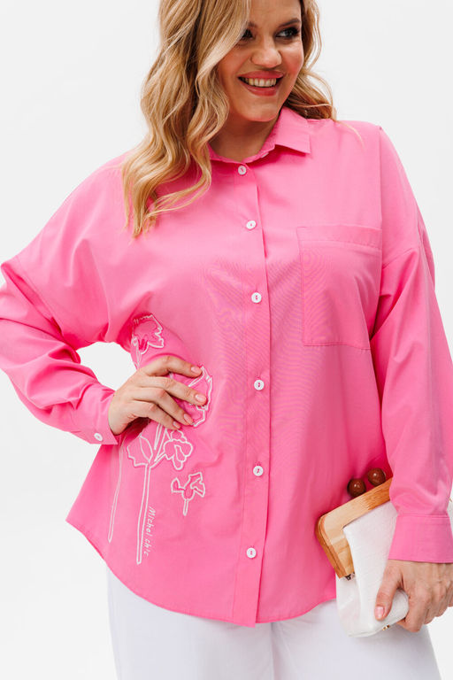 Рубашка Michel Chic 778 розовый  фото 2
