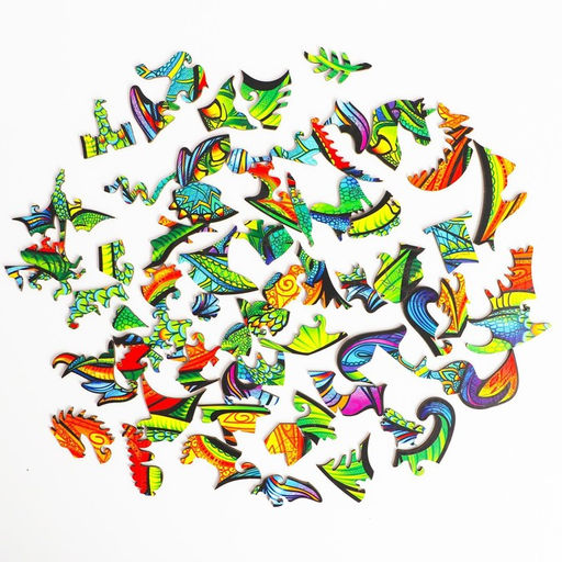 Пазлы фигурные Магический дракон - Puzzle фото 5