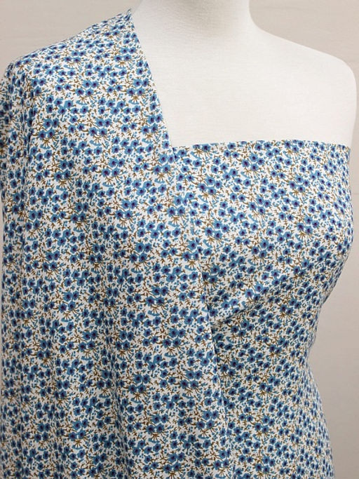 Штапель Флоранс, ш.1.44м, вискоза-100%, 115гр/м.кв - Купава фото 3