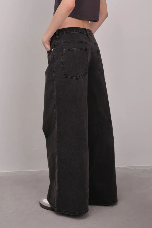 Широкие джинсы-трубы - Incity фото 3