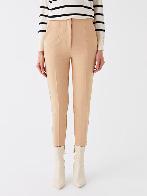 Standart Fit Kad?n Carrot Pantolon