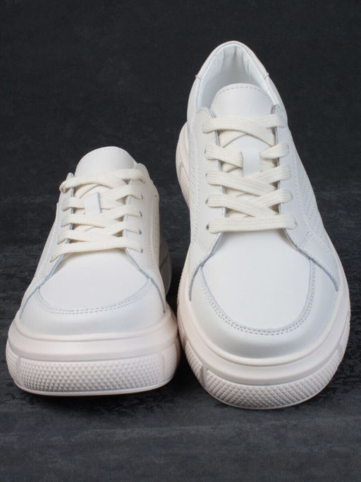 05-PDE35-2 BEIGE Кроссовки женские (натуральная кожа)