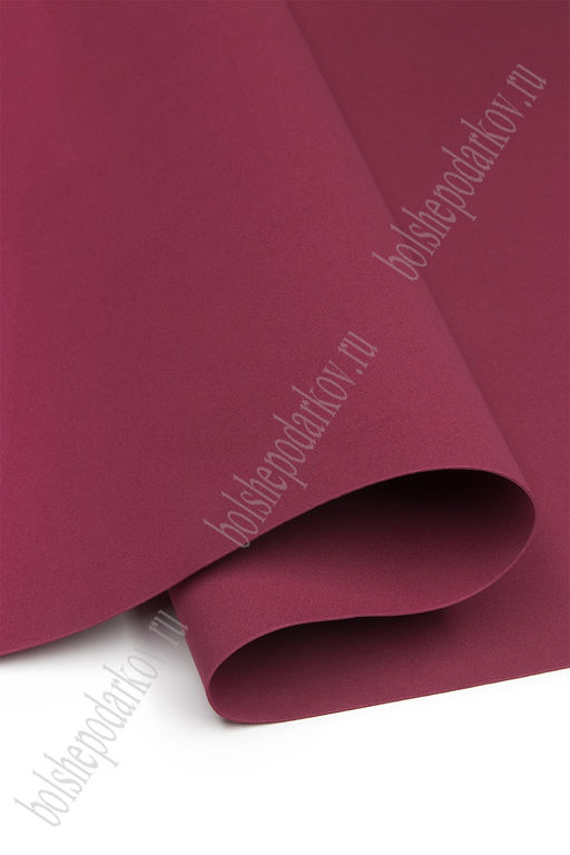 Фоамиран 1 мм, Китай 60*70 см (10 листов) SF-5822, темно-красный №1003 - Больше подарков фото 2