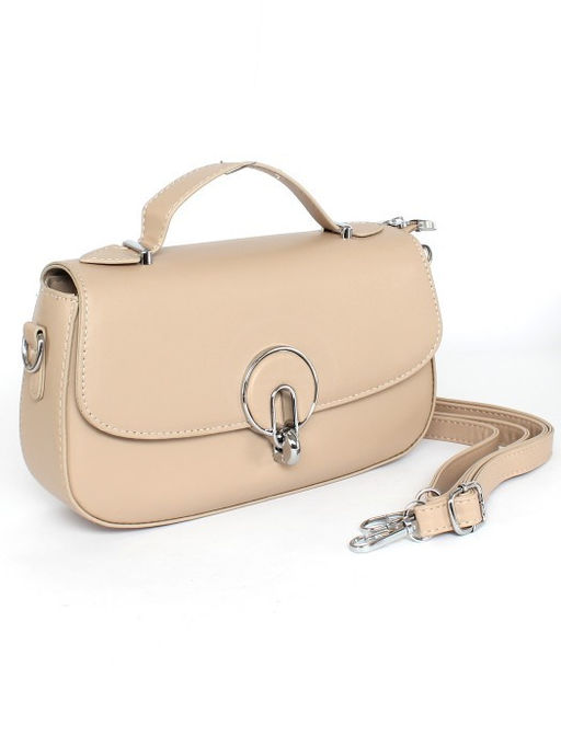 Сумка женская искусственная кожа Ch&K-5661, 1отд, плечевой ремень, бежевый SALE 260450 - Adelia фото 6