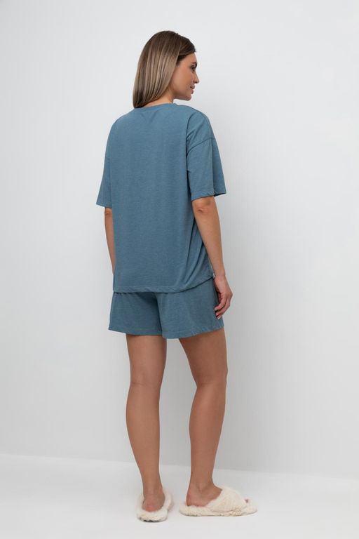 Е 20081/голубой мираж пижама жен - Very neat фото 3