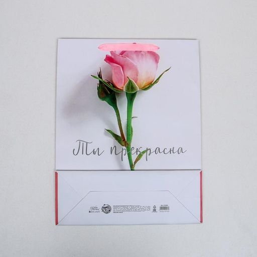 Пакет ламинированный вертикальный Ты прекрасна, L 31 40 11,5 см - Дарите счастье фото 7