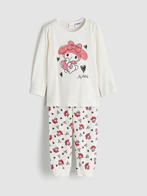 My Melody Bask?l? K?z ?ocuk Pijama Tak?m?