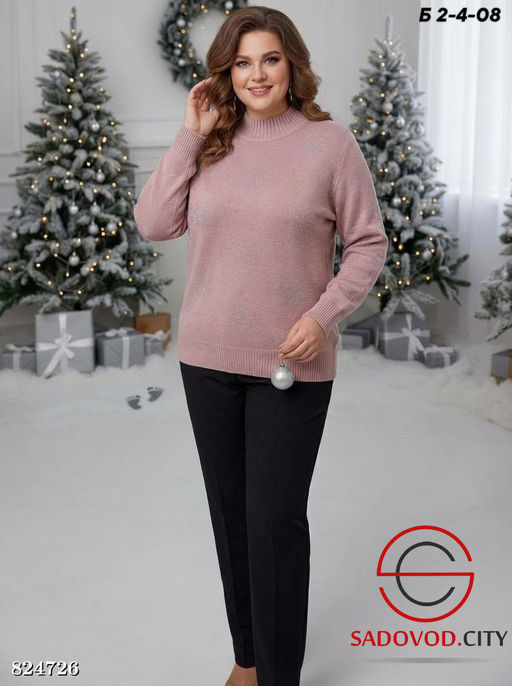 Кофта женская со снежинками