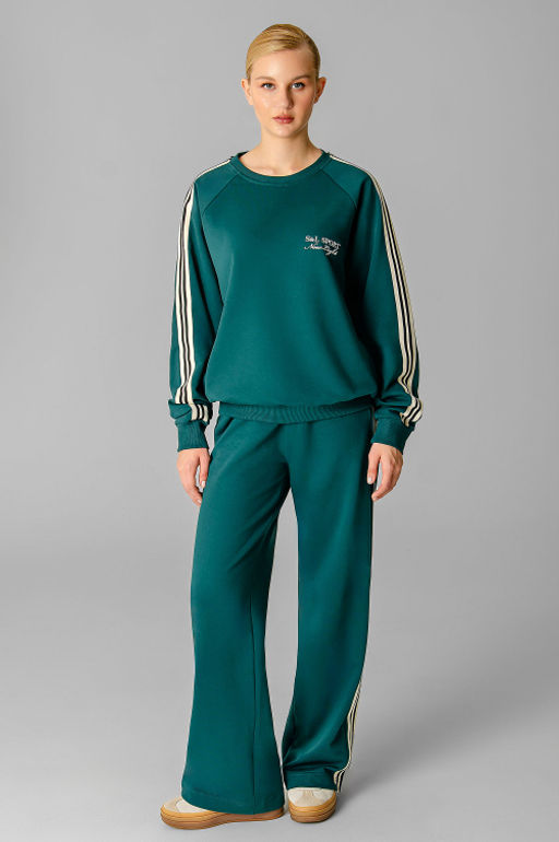 Арт. 2544   Костюм женский с брюками 44-52 (5 шт) Цвет:изумруд