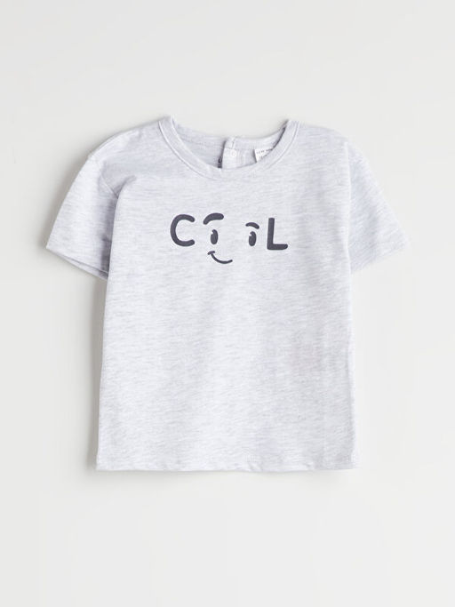 Bask?l? Pamuklu Erkek Bebek Ti??rt 2li