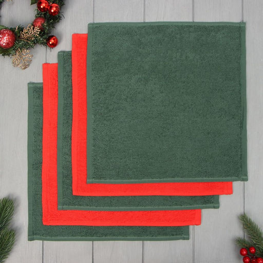 Набор махровых полотенец Этель Jolly, 30?30 см - 5 шт., хлопок 100%