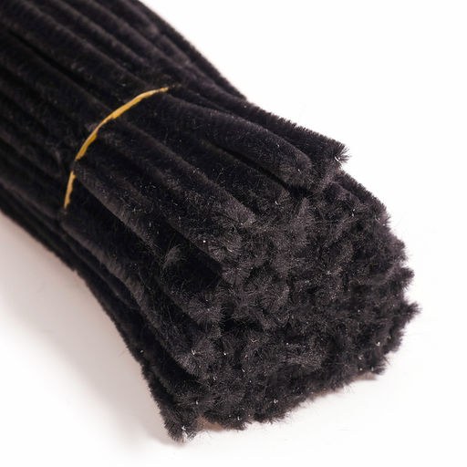 Игрушка из меховых палочек «Черная змея», набор для творчества