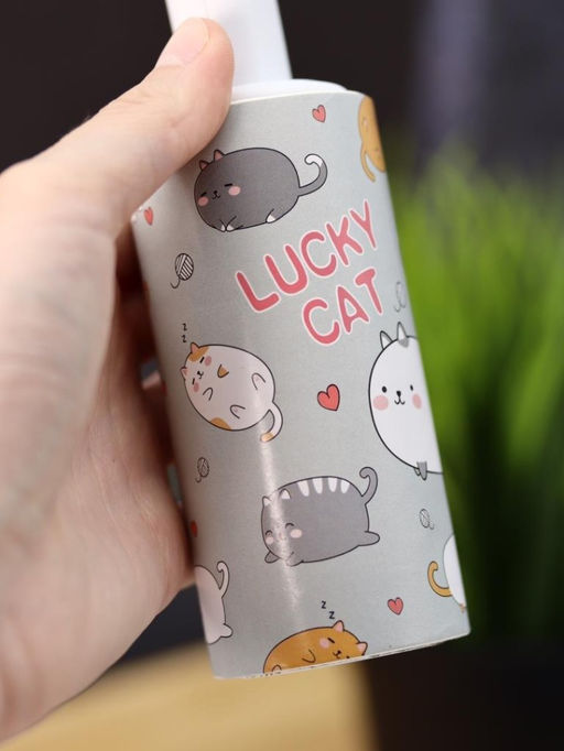Ролик для чистки одежды "White cat paw", 10 см*60 листов