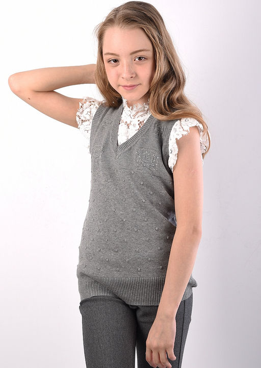 3911 Жилет для девочки - Kiko фото 3