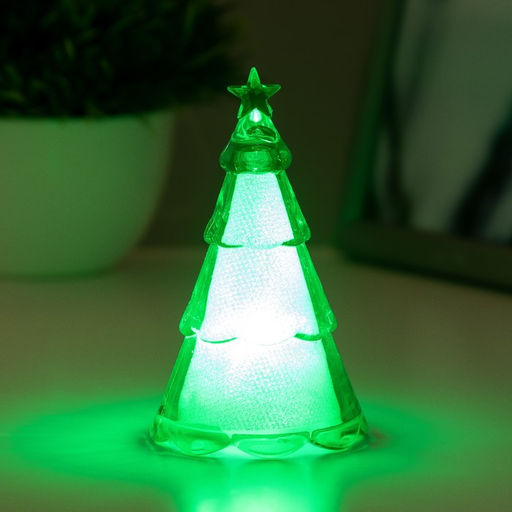 Фигурка светящаяся RISALUX Елочка, LED-ночник, 1 Вт, RGB, 3LR44, 559см  фото 3