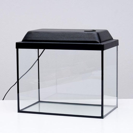 Аквариум Прямоугольный с крышкой, 35 литров, 42 х 25 х 33/38 см, чёрный - Пижон фото 3