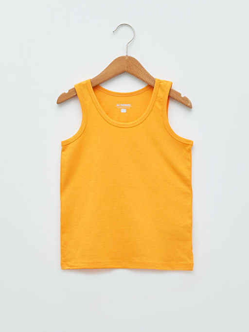 Bisiklet Yaka Pamuklu Erkek ?ocuk Atlet 2li - Waikiki фото 2