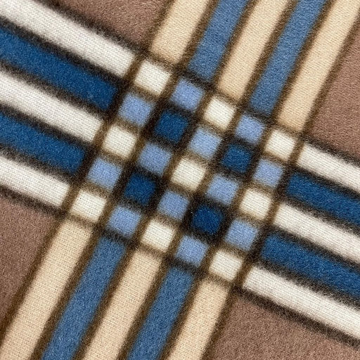 Плед Dandy, размер 120x150, цвет сине-бежевый, флис 160 гр/м, полиэстер 100% - Belezza фото 2