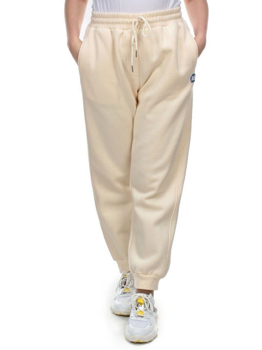 M043 BEIGE Брюки спортивные женские на флисе (100% хлопок) 7986 - Fashion фото 2
