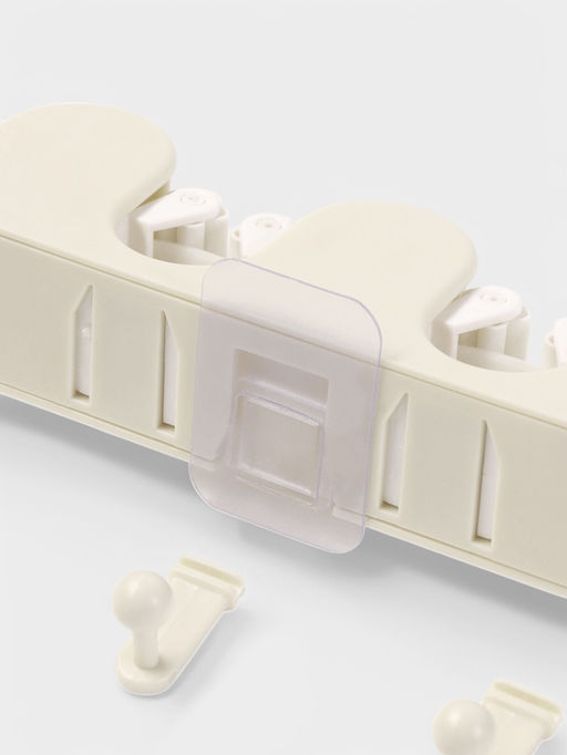 Держатель для швабр настенный самоклеящийся, 4 отделения, 3366 см - Simaland фото 7