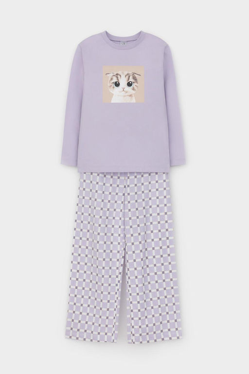 К 1623/лепесток орхидеи,мозаика пижама для дев