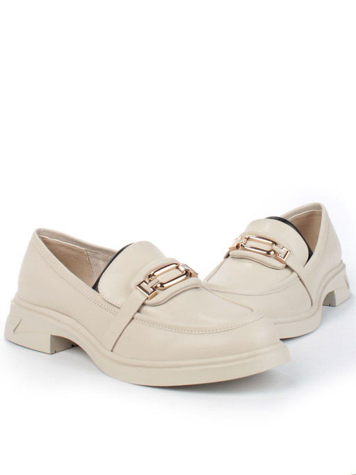 01-PDS133-3 BEIGE Ботинки демисезонные женские (натуральная кожа) - Фабричный китай фото 10