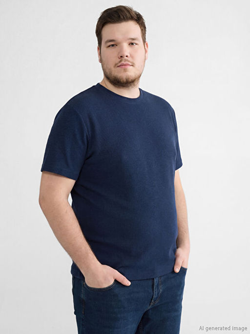 Bisiklet Yaka Erkek Ti??rt