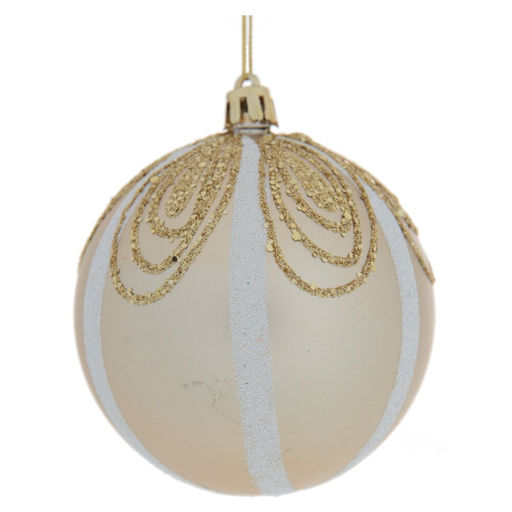 Набор из 12шт Украшение новогоднее "Шар", D 8 см, L35 W27 H8,5 см