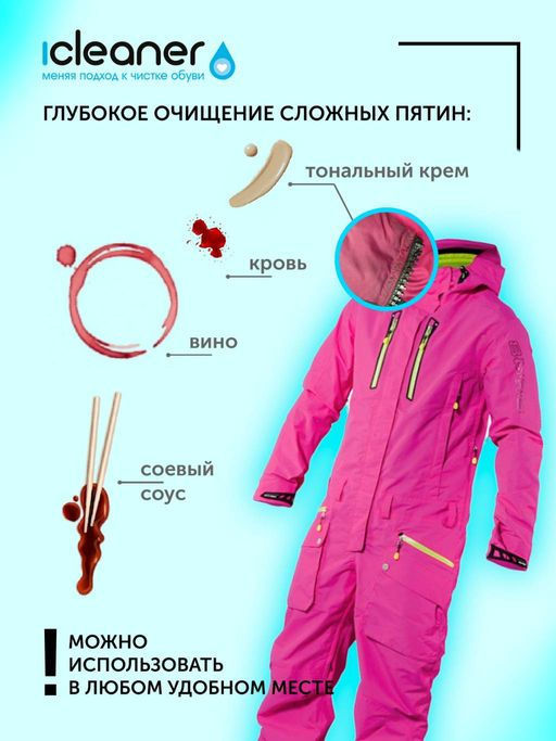 Пятновыводитель Nano-Стирка 100ml icleaner