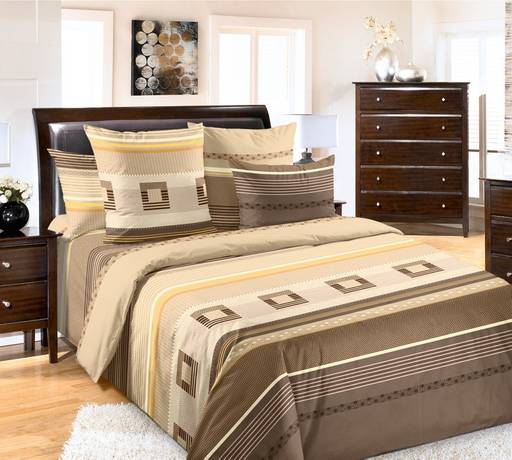 Постельное белье - Перкаль Эдгар Евро (молния) - Luteks фото 2