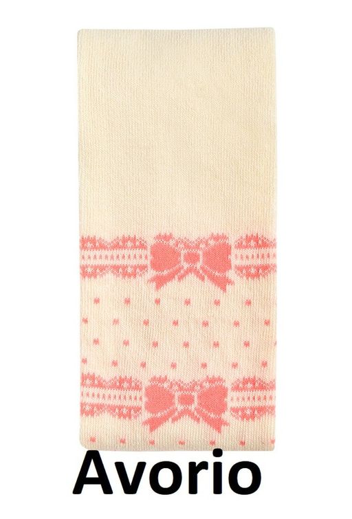 OMSA kids Collant 12Р32-3 с рисунком (бантики) - avorio