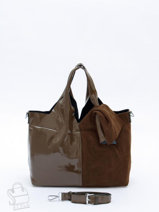 Сумка женская кожаная 98184-3MSS army green Velina Fabbiano-Safenta в Новосибирске