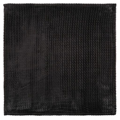 Плед/покрывало в коляску 80х80см "Причал", велсофт "Royal plush" гладкокрашенный, тиснение зигзаг, полиэстер 100%, плотность 290г/м2, упаковка: пакет ПП 22х30см, "Домашняя мода" (Россия)