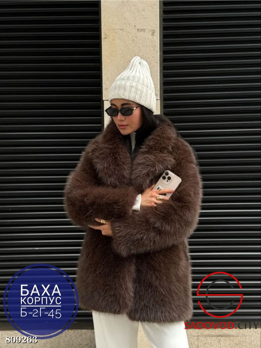 шуба женская зимняя на подкладе - Bruno фото 2