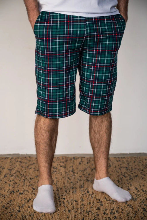 Домашние мужские шорты БР 105 Зеленый - T.C.T фото 7