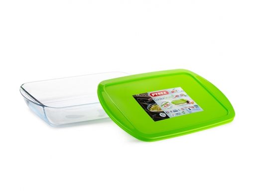 Форма для запекания и выпечки с крышкой COOK&STORE XL 4.9л 40х27х7см прямоугольная