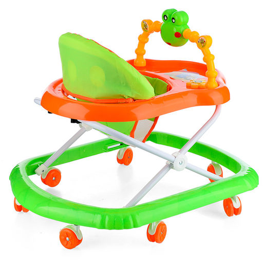 Ходунки "Лягушонок" (зеленый-оранжевый) в пакете