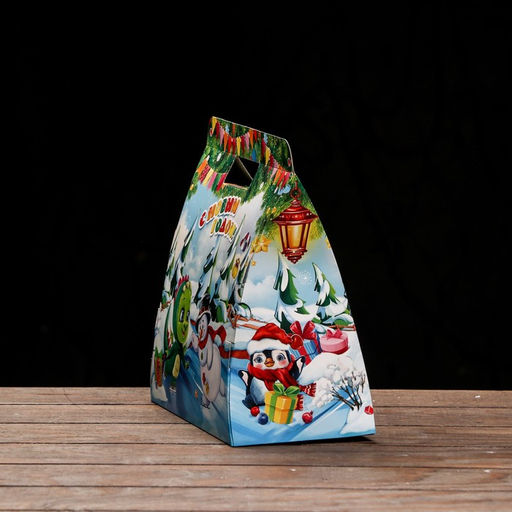 Цена за 5 шт. Подарочная коробка На катке 20,5 х 24 х 11,7 см - Simaland фото 3