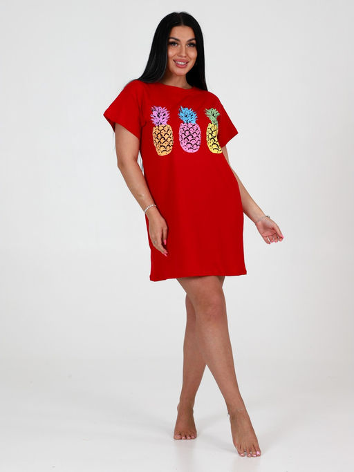 Т-35 ТУНИКА ЖЕНСКАЯ (Красный) - А-дина фото 3