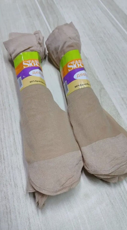 BK418 Носки капроновые 30 Den, 10 пар БЕЖЕВЫЙ