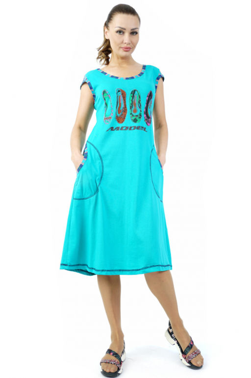 Арт. 612 Туника (48-56) Цвет:ассорти - Калинка фото 3