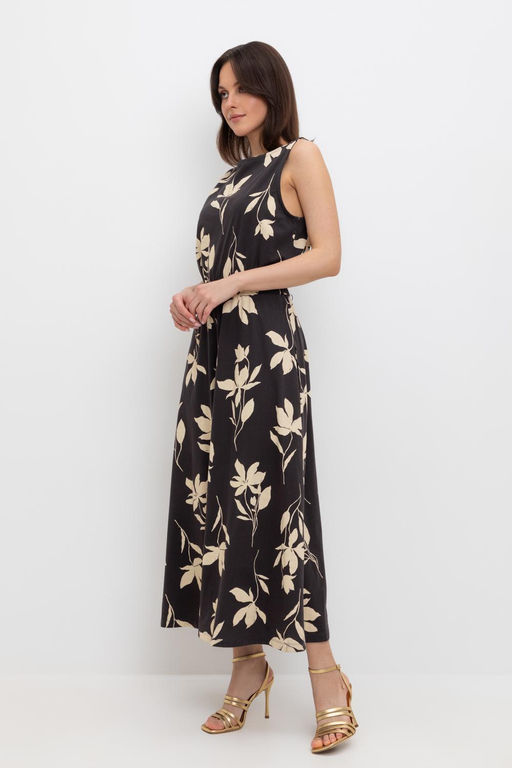 VERY NEAT _ ЕВТ 5062/черный кофе,магнолия платье жен