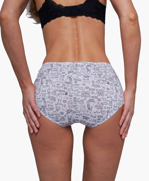 Трусы женские шорты Cherry Girl 6803-78 хлопок, эластан размеры L, XL, 2XL, 3XL  фото 10