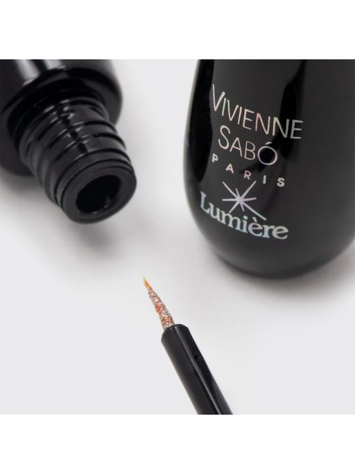 Vivienne Sabo Подводка для глаз жидкая Lumiere тон 02 серебряный 6 мл  фото 7