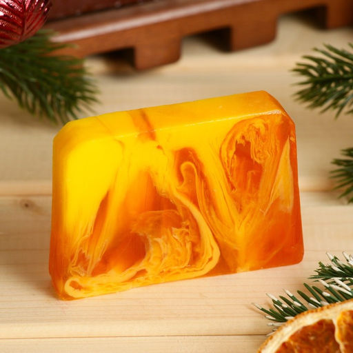 Мыло СПА - уход для бани и сауны Апельсин-Корица-Кофе Добропаровъ 80 гр  фото 2