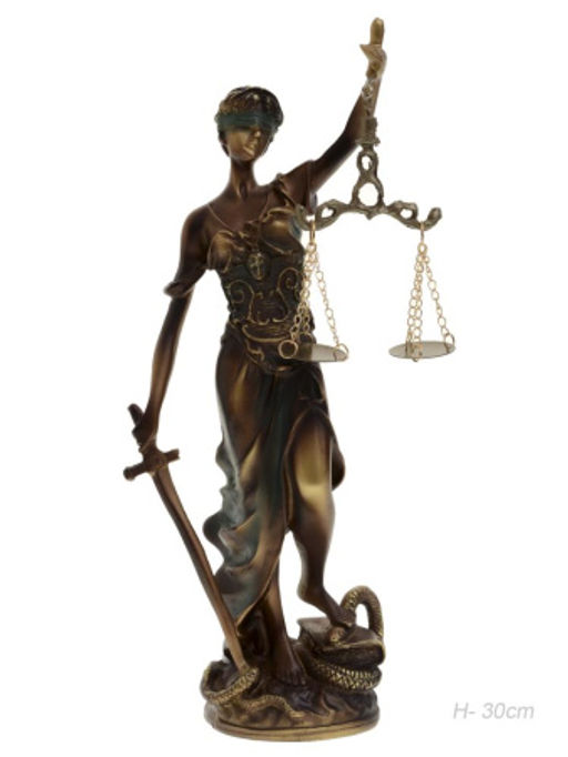 Статуэтка Фемида 30 см / F721 /уп 24/