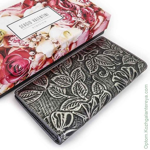 Большой женский кожаный кошелек Sergio Valentini СВ 8064-544  фото 3