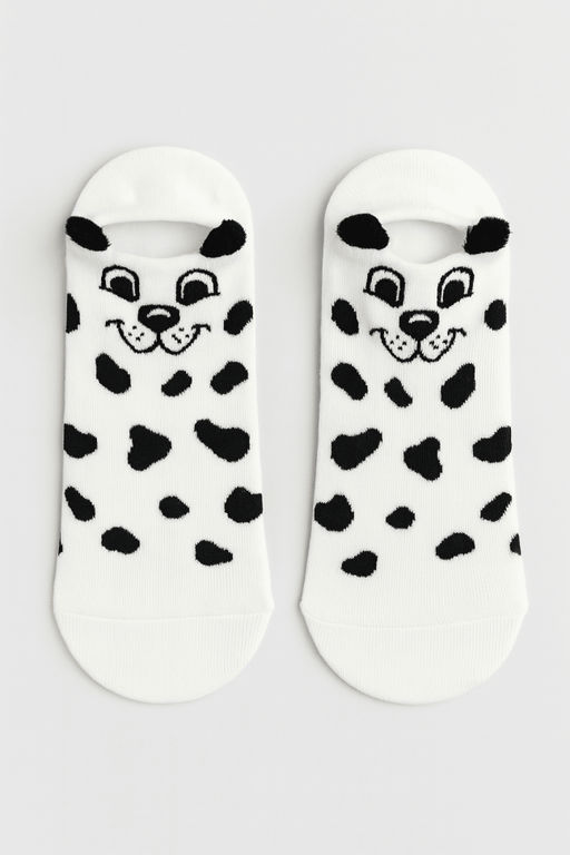 Носки iLikeGift Panda face, white, мужские/женские евро размер 35-41
